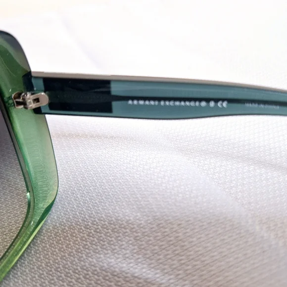 Armani Exchange brand " The Emerald Eye Beauty" Oversized sunglasses. - Picture 3 of 9